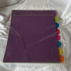Multicolor Insert Dividers for Parties